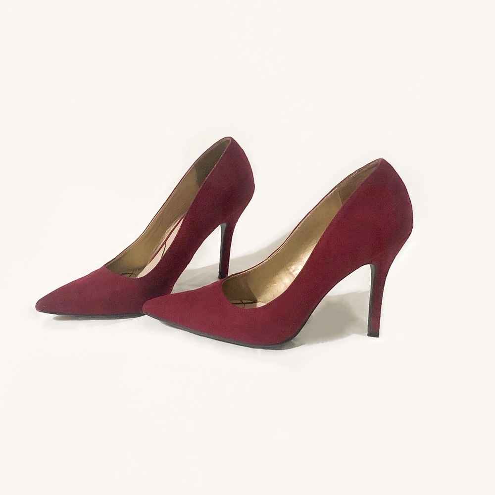Burgundy High Heels